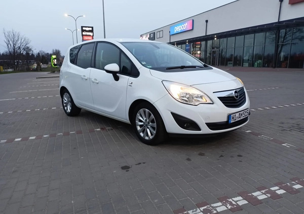 Opel Meriva cena 29900 przebieg: 111700, rok produkcji 2013 z Czersk małe 277
